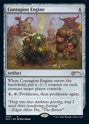 Contagion Engine Secret Lair Drop - Nils Hamm Art